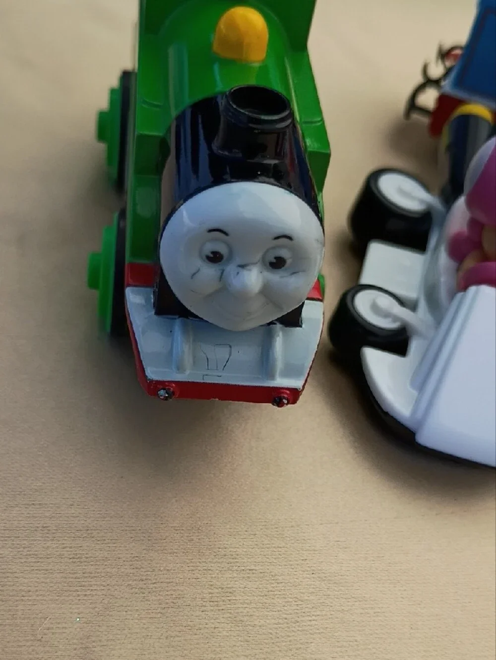 Thomas & Friends Blue Thomas and Green Percy Toy Engines